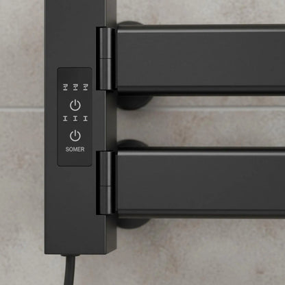 Smart Towel Heating Rack Quick Drying Electric Towel Warmer Bathroom Heater Timer Function Home Appliance IPX5 Waterproof