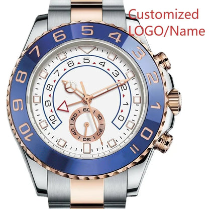 A88 Store 44mm Men's Luxury Wristwatch Master Automatic Mechanical Movement Sapphire Male Brand Clock Watches Customized