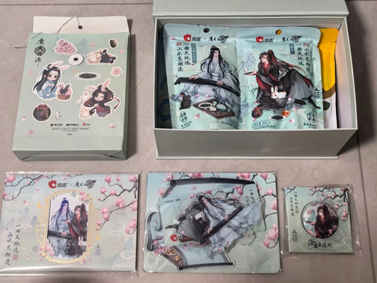 In Stock Official Grandmaster of Demonic Cultivation X Qiaqia 2026 Wei Wuxian Lan Wangji Acrylic Stand Badge Transparent Card