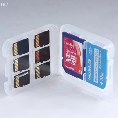 Waterproof Transparent Protector Holder Micro Box For SD SDHC TF MS Memory Card Storage Case Box Bag Plastic Boxes