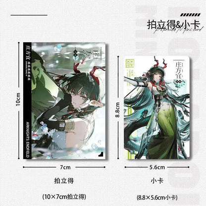 Arknights:Endfield Zhuang Fangyi 58mm Tin Badge Anime Laser Ticket Little Paper Card Polaroid Style Card Gift Doujin Goods