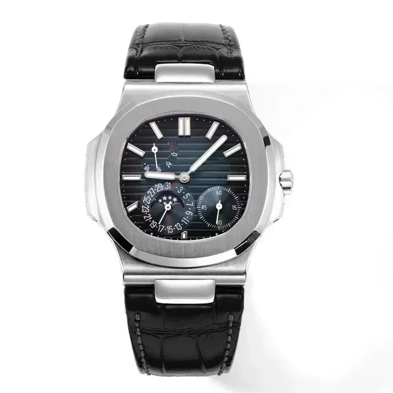 Luxury Brand Men Watch Automatic Mechanical Multi-functional Watches Stainless Steel Sapphire Leather Watch for Men