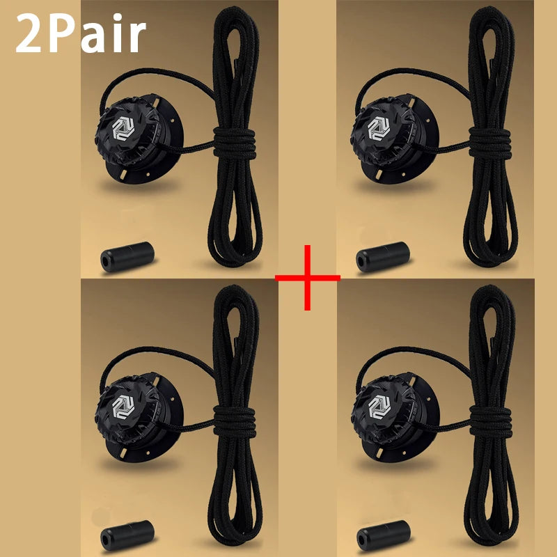 Fashion Swivel Buckle Laces Automatic Shoelace Without ties Kids Adult Sneakers No Tie Shoe laces Shoe accessories 1Pair/2Pair