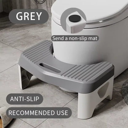 Comfort Toilet Stool for Adult Kids Pregnant Women, Squatting Aid Footstool.