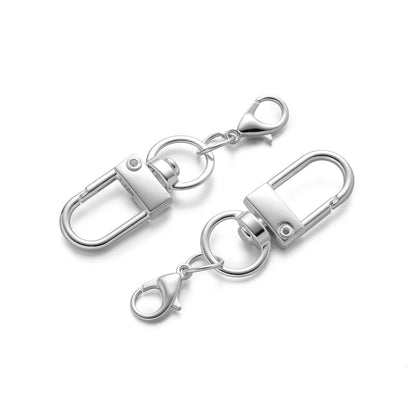 5/10Pcs Alloy Snap Lobster Clasp Hooks with Lobster Clasps Connectors Findings for DIY Key Chain Bags Pendants Supplies