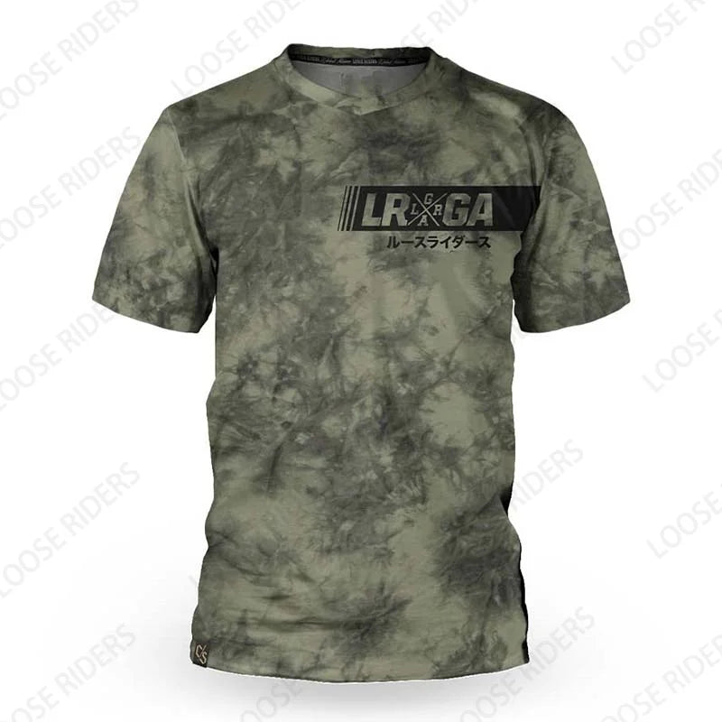 2022 Loose rider short sleeve jersey MX MTB Mountain Bike Jersey BMX Enduro Cycling shirt DH men's motocross sportswear
