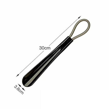 1pc Extra long flexible plastic shoe horns do not require bending durable shoe spoons for pregnant women wearing shoe assistants