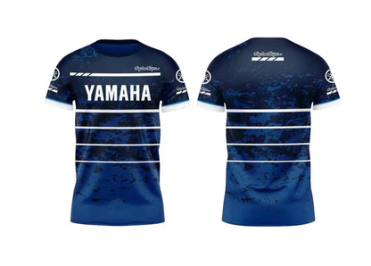 2026 YAMAHA GP Retro Racing Shirt Summer Men Motorcycle Off Road Cycling Suit Loose Large Breathable Speed Drying Sports T-shirt