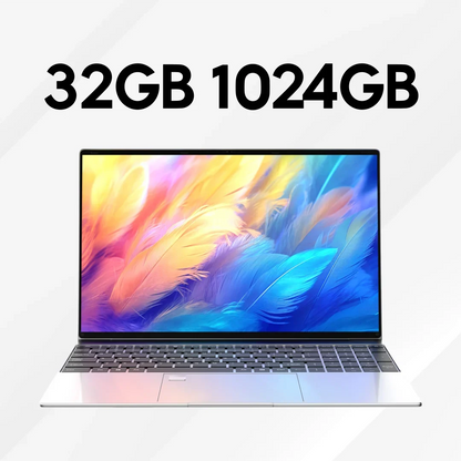 Fashion Ultra Thin 14.1 Inch Laptop 2026 Latest Model Win11 System Fast Speed Office Study Entertainment Portable Laptop
