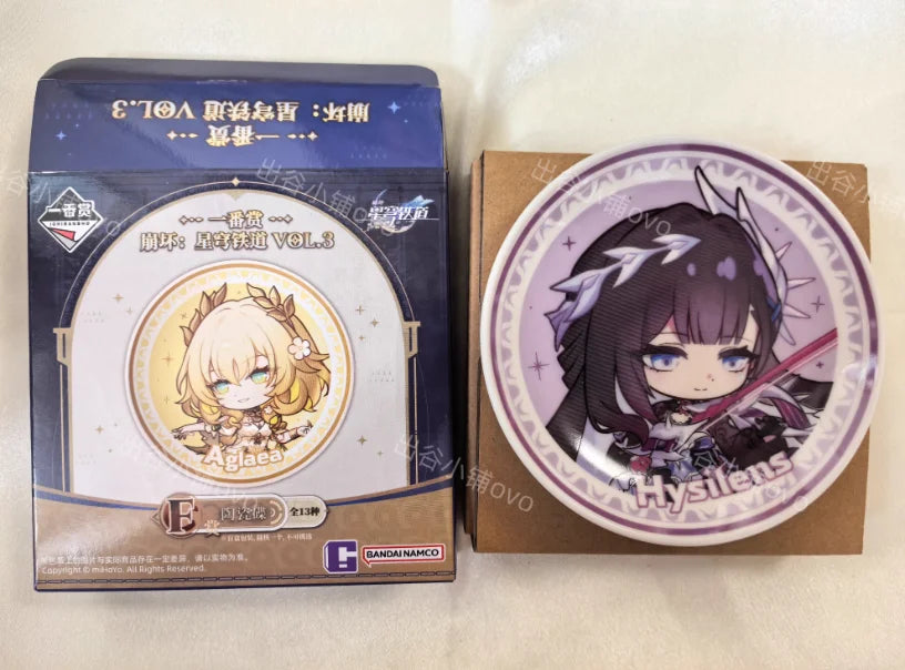 Honkai: Star Rail Castorice Cyrene Aglaea Phainon Anaxagoras Genuine Anime Cosplay Ceramic Saucer Cartoon Small Plate Dish Gift