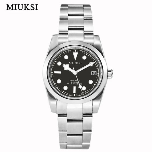 Miuksi 36mm 39mm NH35 Mechanical Watch For Men Watch Automatic Sapphire Stainless Steel Luxury Waterproof Wrist