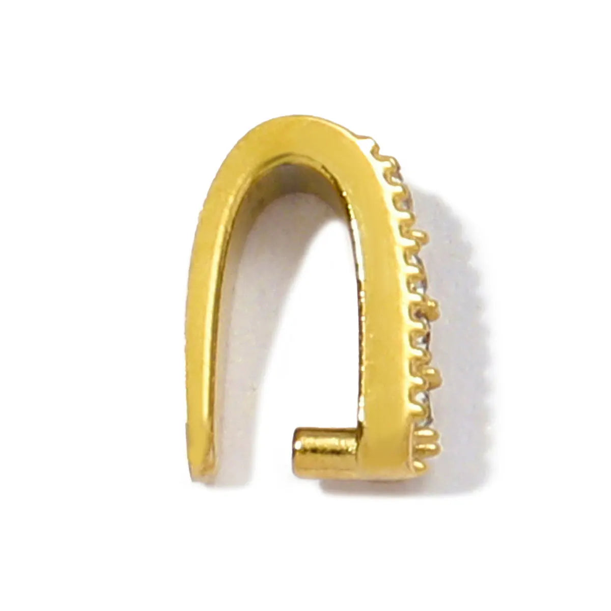 5Pcs/Lot Stainless Steel Clips Clasps Rhinestone Pinch Clip Bail Connectors For DIY Jewelry Findings Accessories