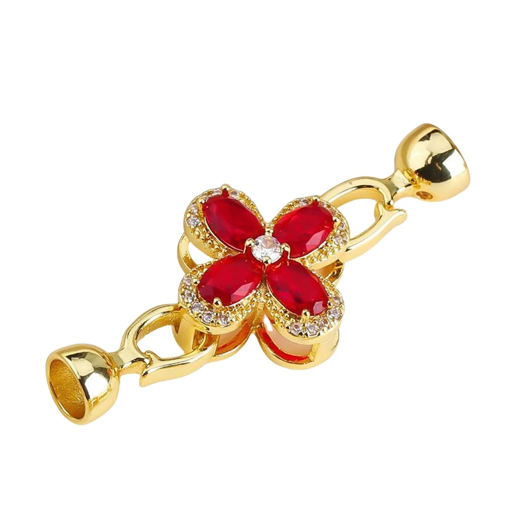 Juya Creative Copper Fasteners Connector Decoration Locks Clasps Accessories For DIY Needlework Beads Gems Pearls Jewlery Making