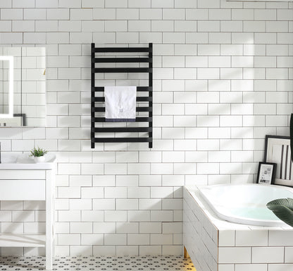 New Design Electric Heated Towel Rails with Time Control for Bathroom Stainless Steel Towel Warmer