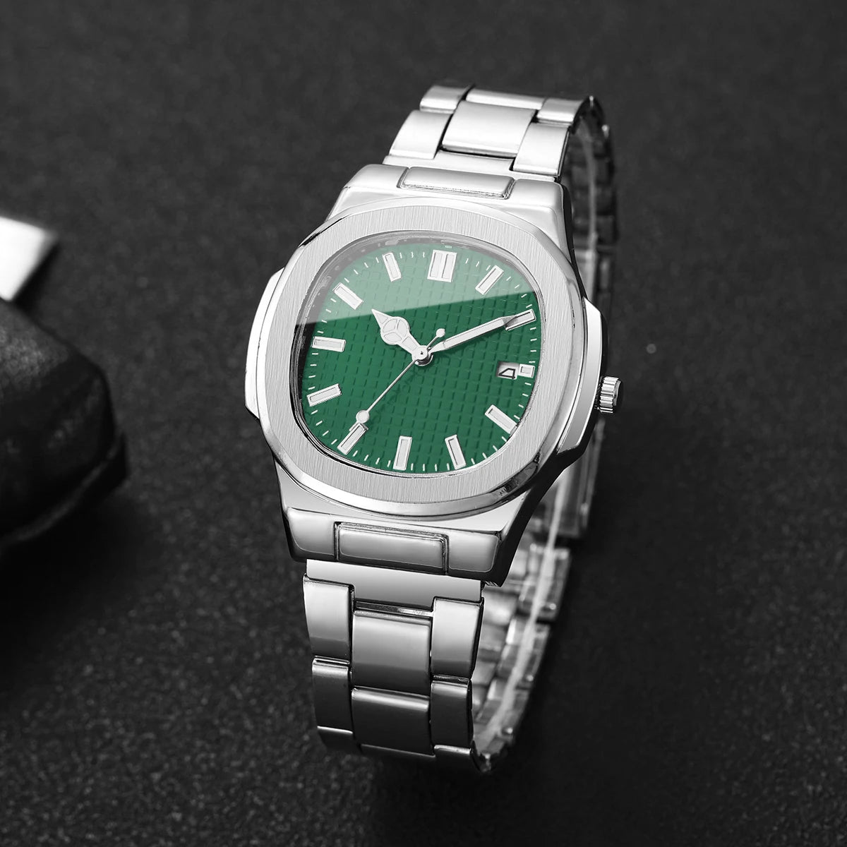 1PC Surprise Mystery Watch Blind Box-Fashion Square Men Business Watches Simple Calendar Quartz Watch Reloj Hombre（Without Box）