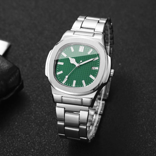1PC Surprise Mystery Watch Blind Box-Fashion Square Men Business Watches Simple Calendar Quartz Watch Reloj Hombre（Without Box）