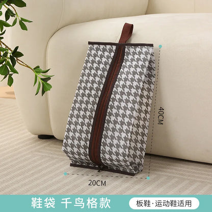 Tall Boot Storage Bags with Clear PVC Window Breathable Dustproof Organizer Prevent Slouching for Knee High Shoes Closet Women