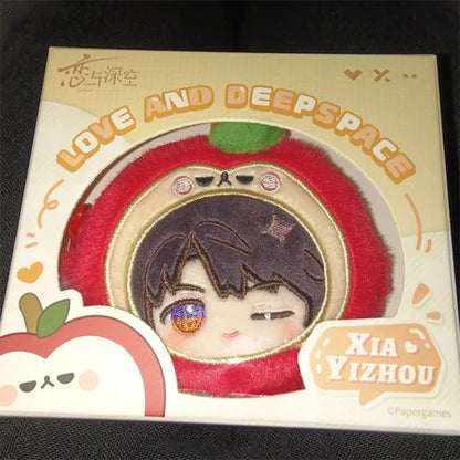 Official merch IN STOCK Game Anime Love and Deepspace Cos Sylus Caleb Xavier Rafayel Zayne 9cm Plush Headphone Case Pendant Gift