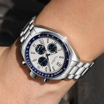 CADISEN 2026 New Men Watches Quartz Business Watches Japan VD53 Mens Clock Watch Men Chronograph Watch for Men Gift With Box