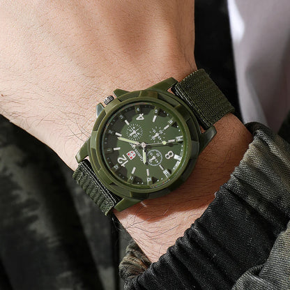 Surprise Mystery Watch Set Blind Box-2PCS/Set Men Sports Watches Casual Nylon Band Military Quartz Wristwatches（Without Box）
