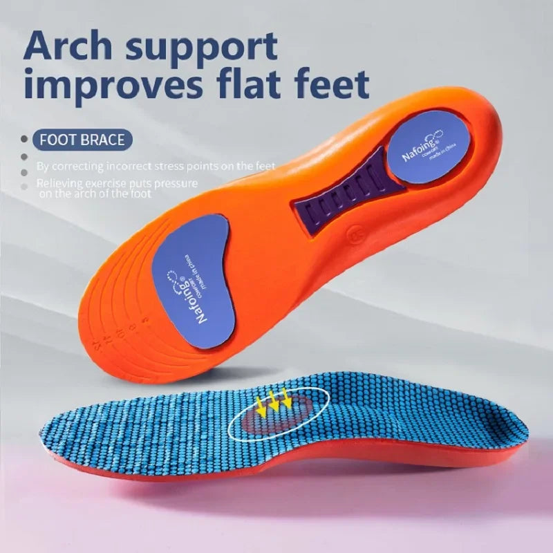 Orthopedic Insoles Arch Support Insole Flat Feet Plantar Fasciitis Shoe Pads Quality Leather Deodorising Shoe Sole 1Pair 2026