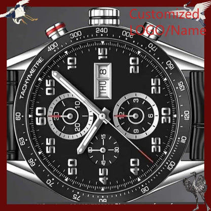 Customized Watches 43mm Men's Watch, 904L Steel, Quartz Movement