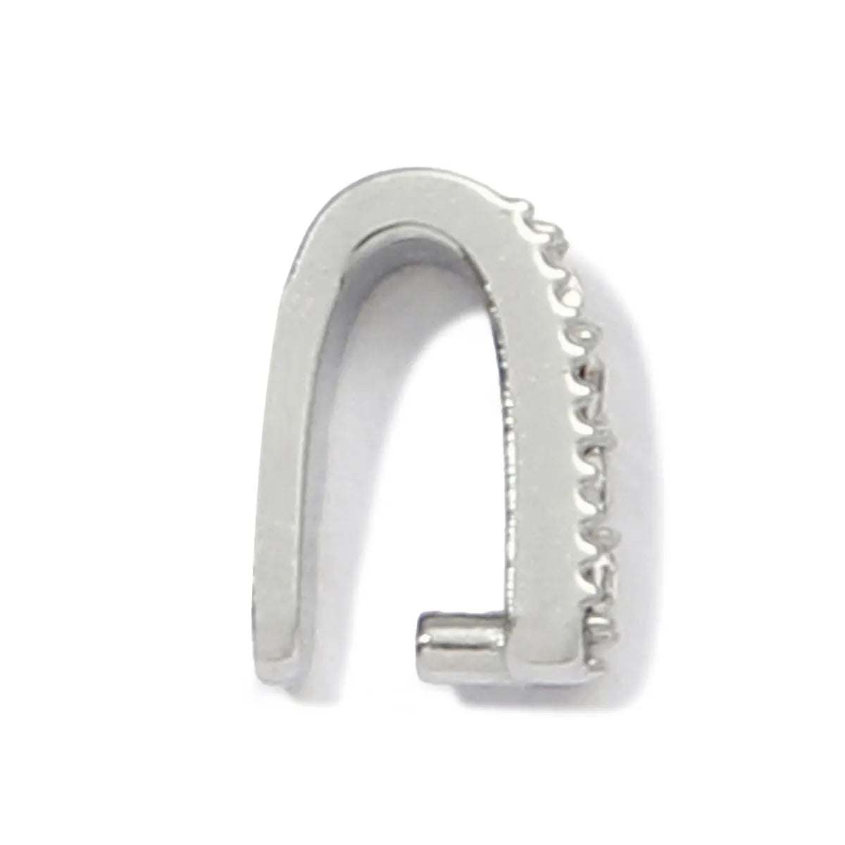 5Pcs/Lot Stainless Steel Clips Clasps Rhinestone Pinch Clip Bail Connectors For DIY Jewelry Findings Accessories