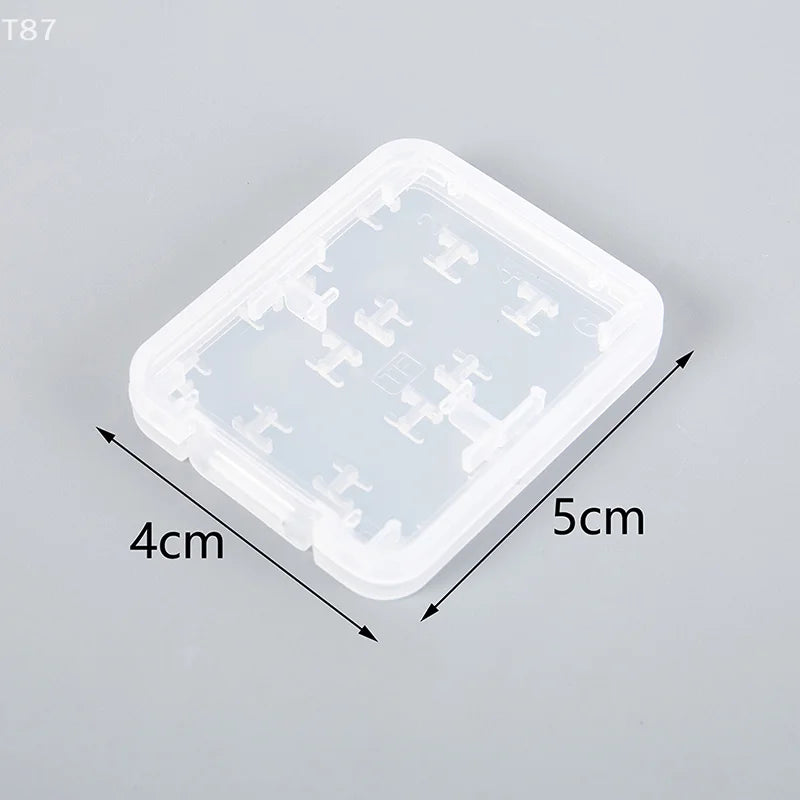 Waterproof Transparent Protector Holder Micro Box For SD SDHC TF MS Memory Card Storage Case Box Bag Plastic Boxes