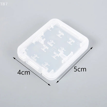 Waterproof Transparent Protector Holder Micro Box For SD SDHC TF MS Memory Card Storage Case Box Bag Plastic Boxes