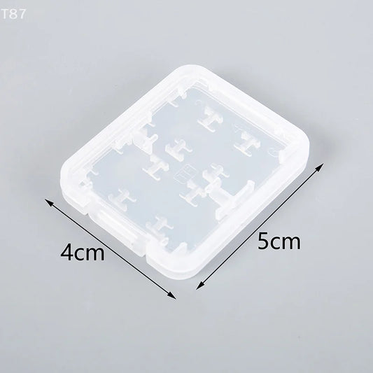 Waterproof Transparent Protector Holder Micro Box For SD SDHC TF MS Memory Card Storage Case Box Bag Plastic Boxes