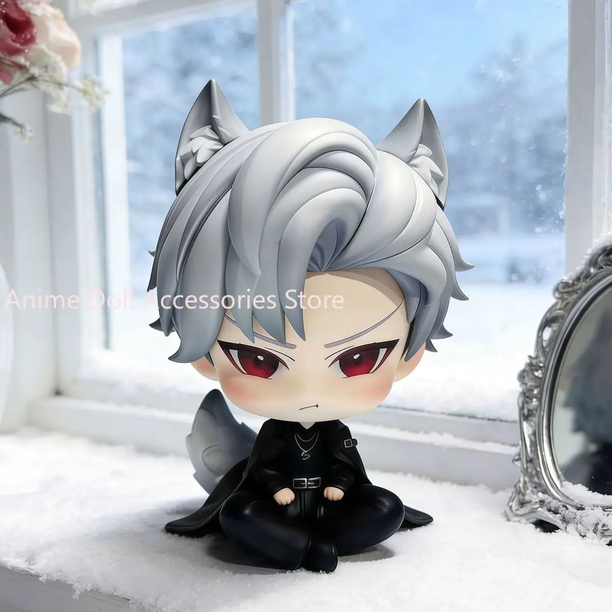 New Anime Love and Deepspace Sylus Cosplay PVC Action Figure Desktop Ornaments Cartoon Props Birthday Gift