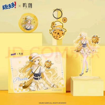 In Stock Official Game Wuthering Waves New Collab GALBRENR Phoebe QIUYUAN Lupa Cosplay Badge Storage Box Acrylic Stand Pendant