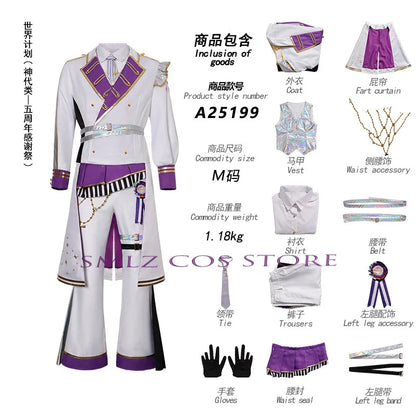 5th Thanksgiving Festival Party Play Uniform for Tenma Tsukasa Kamishiro Rui Cosplay Kusanagi Nene Otori Emu Costume Suit Woman