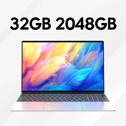 Fashion Ultra Thin 14.1 Inch Laptop 2026 Latest Model Win11 System Fast Speed Office Study Entertainment Portable Laptop