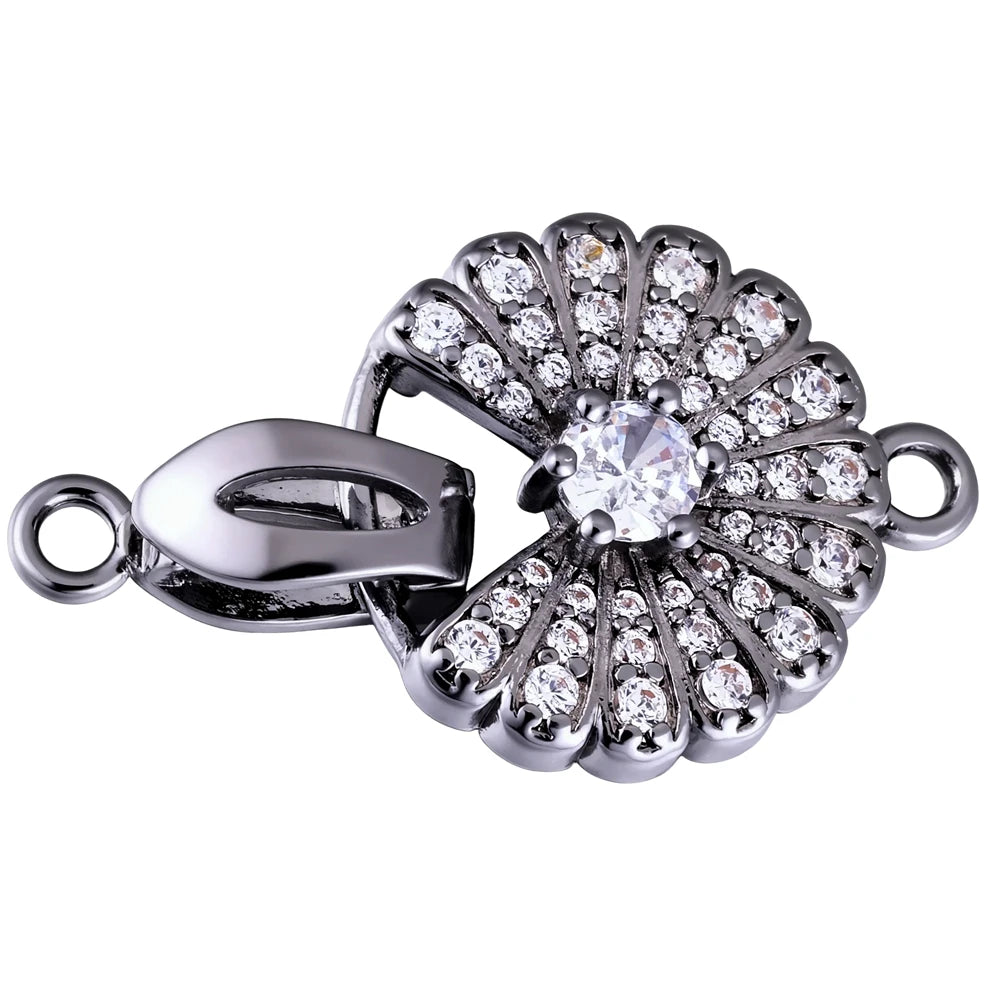 Juya Creative Copper Fasteners Connector Decoration Locks Clasps Accessories For DIY Needlework Beads Gems Pearls Jewlery Making