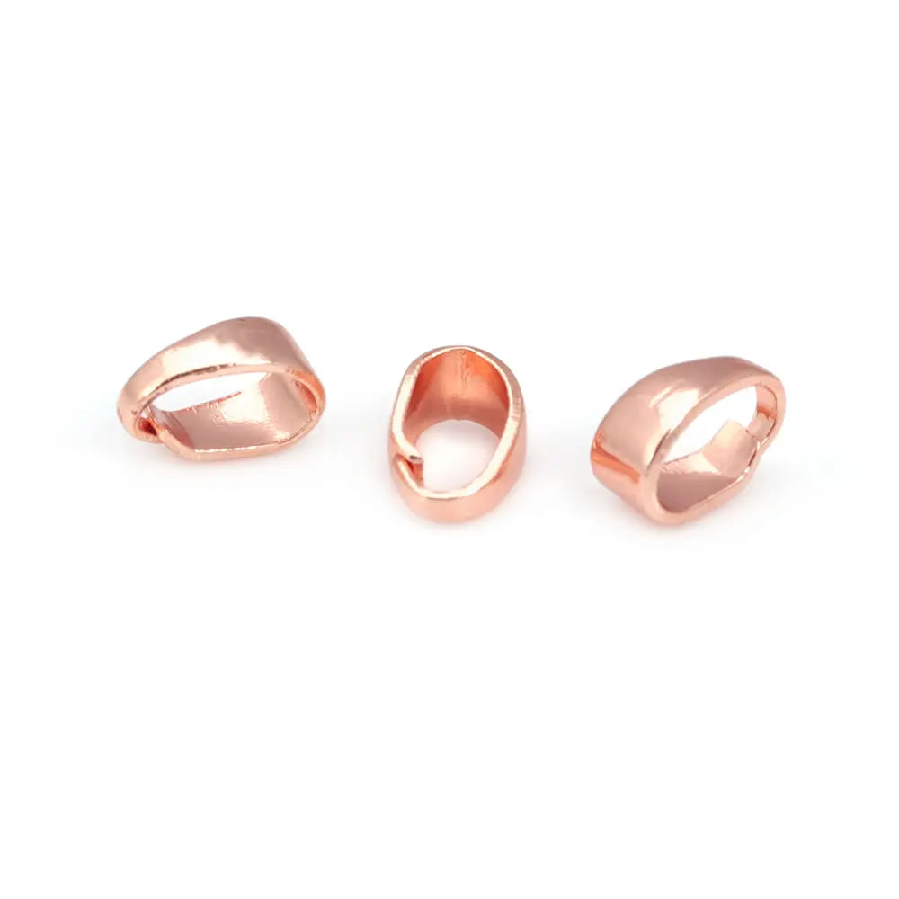 7x3.5MM 6x4MM 7x5MM 9x4MM 18K Gold Color Brass Charms Connector Pendants Clasps Jewelry Making Supplies Diy Findings Accessories