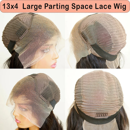 Lagos Hairline Wig 1b4 Ombre Colored 13x4 Invisible Lace Frontal Wig Loose Deep Wave Human Hair Wigs Preplucked For Woman