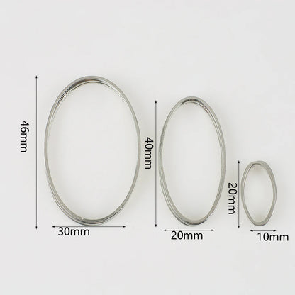 20Pcs Gold Silver Hollow Frame Bezel Charms Pendants Geometric Connectors for Jewelry Making Suppliers Diy Earings Accessories