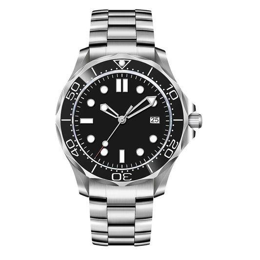 Custom Logo nh35 Watch 41mm Sapphire sterile Dial Men's Watches Ceramic Bezel Luminous 10Bars Automatic Mechanical Wristwatch