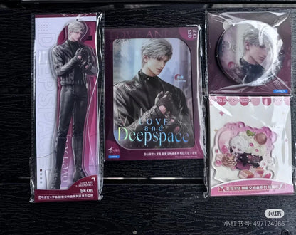 Official LAWSON X Love and Deepspace Collaboration Merchandise Badge Bookmark Acrylic Stand Postcard Transparent Card in Stock