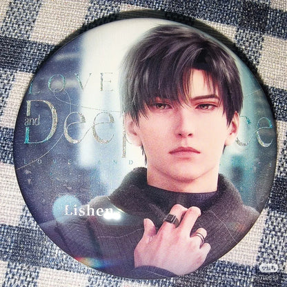 Official LAWSON X Love and Deepspace Collaboration Merchandise Badge Bookmark Acrylic Stand Postcard Transparent Card in Stock