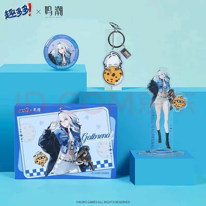 In Stock Official Game Wuthering Waves New Collab GALBRENR Phoebe QIUYUAN Lupa Cosplay Badge Storage Box Acrylic Stand Pendant