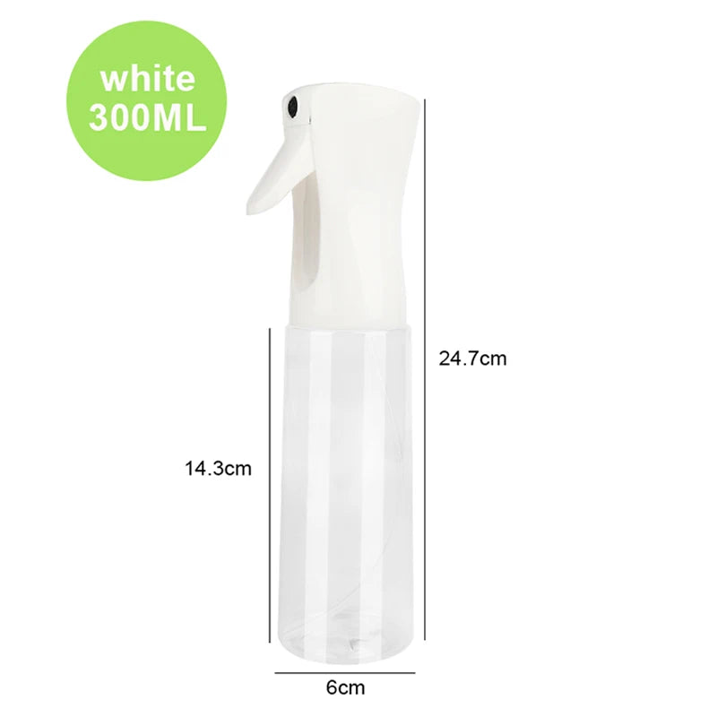 200/300/500ml Refillable Spray Bottle Ultra Fine Water Mist Sprayer for Skin Care Travel Separate Bottles Salons Barber Tools