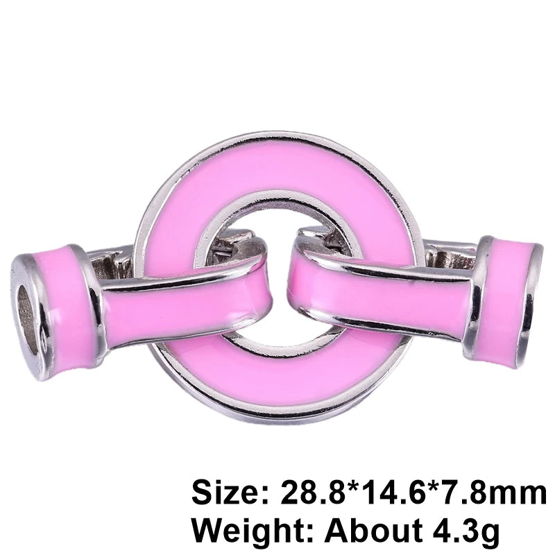Juya Handmade Decorative Flower Connector Fastener Lock Hooks Clasps Accessories For DIY Women Fashion Needlework Jewelry Making