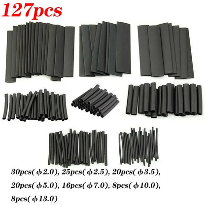 127-1060 pcs 2:1 Heat Shrink Tube Shrinking Assorted Polyolefin Insulation Sleeving Wire Cable Sleeves Wrap
