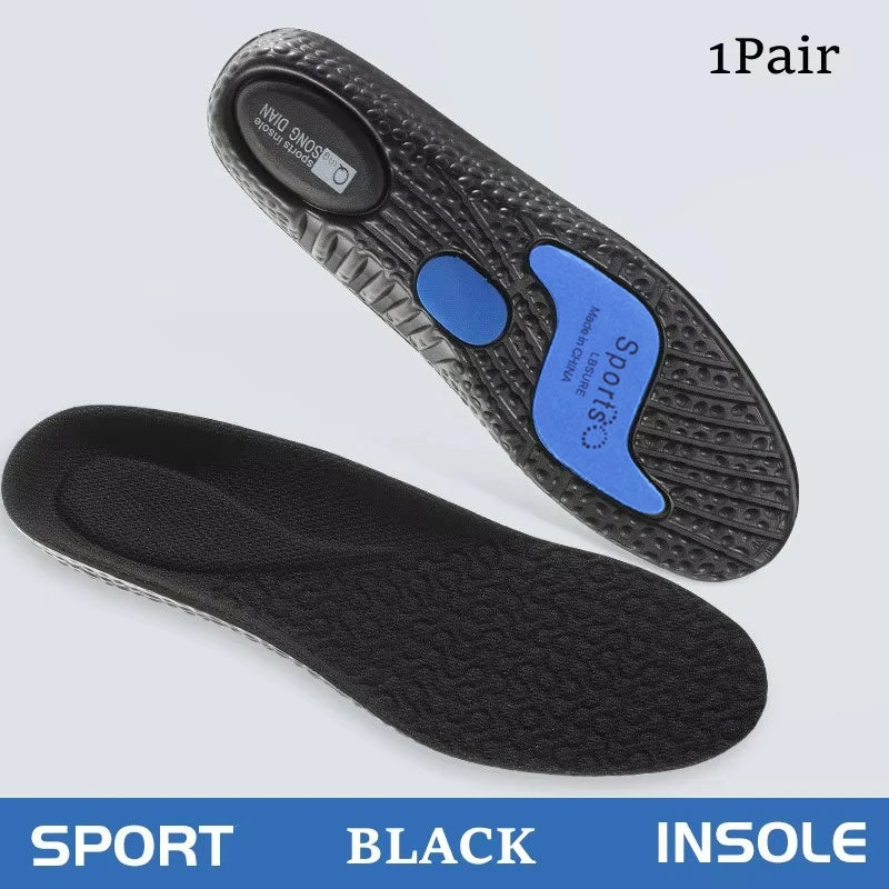 Sport Insoles for Feet Soft Shock Absorption Inserts Template Orthopedic Plantar Fasciitis Insole for Shoes Man Women Shoe Sole