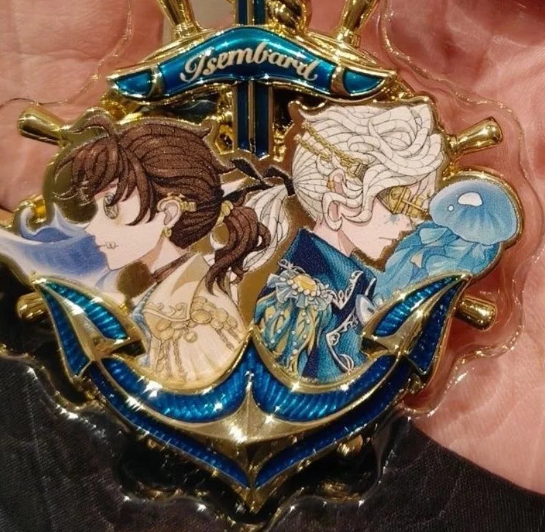 Anime Game Identity Ⅴ Naib Subedar Norton Campbell Frederick Kreiburg Cosplay Anime metal badge brooch Accessories Xmas Gift
