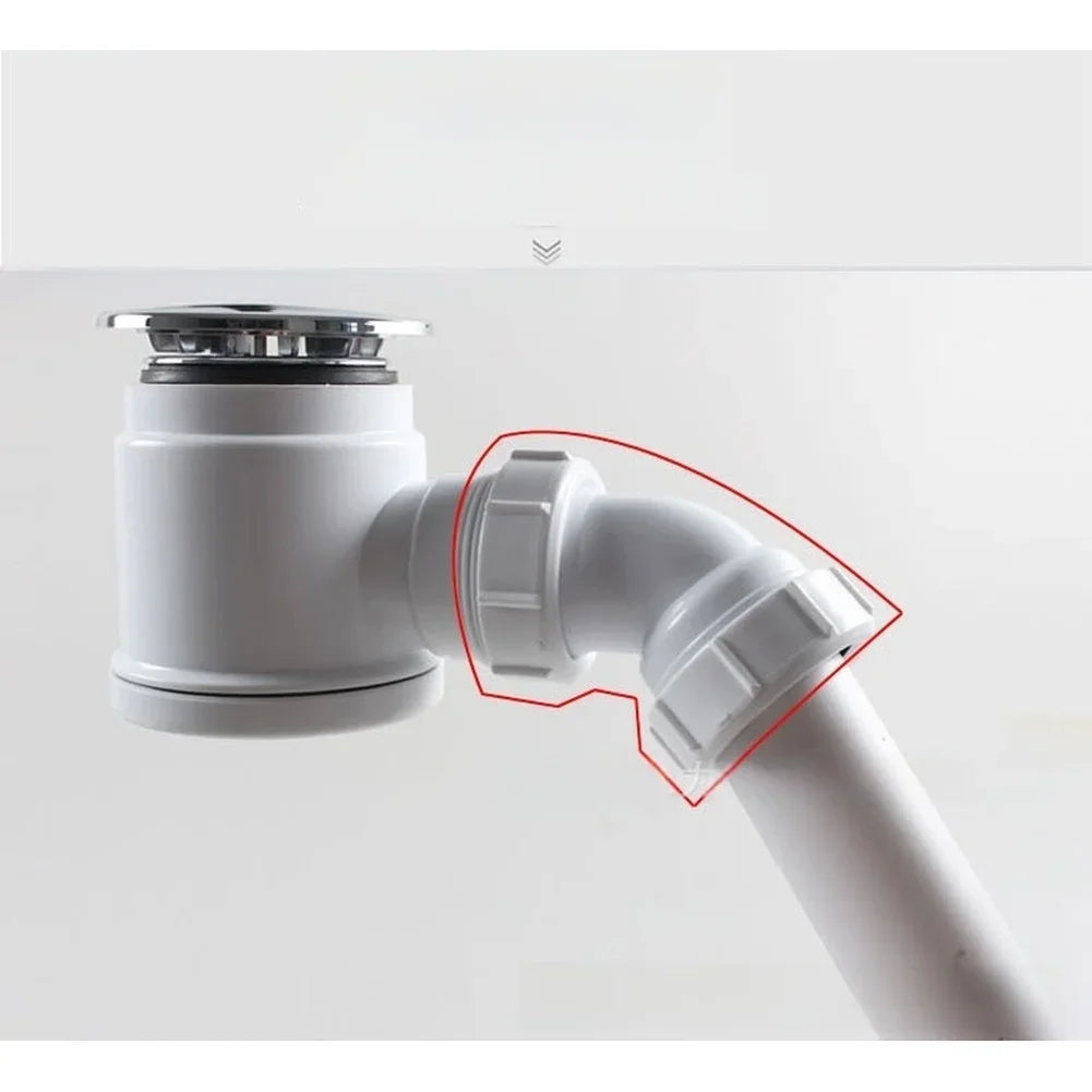 1pc Shower Pipe Connector Curve Elbow 45Degree Angled 40mm Quick Connection Elbow Shower Angle Controller For Shower Plumbing
