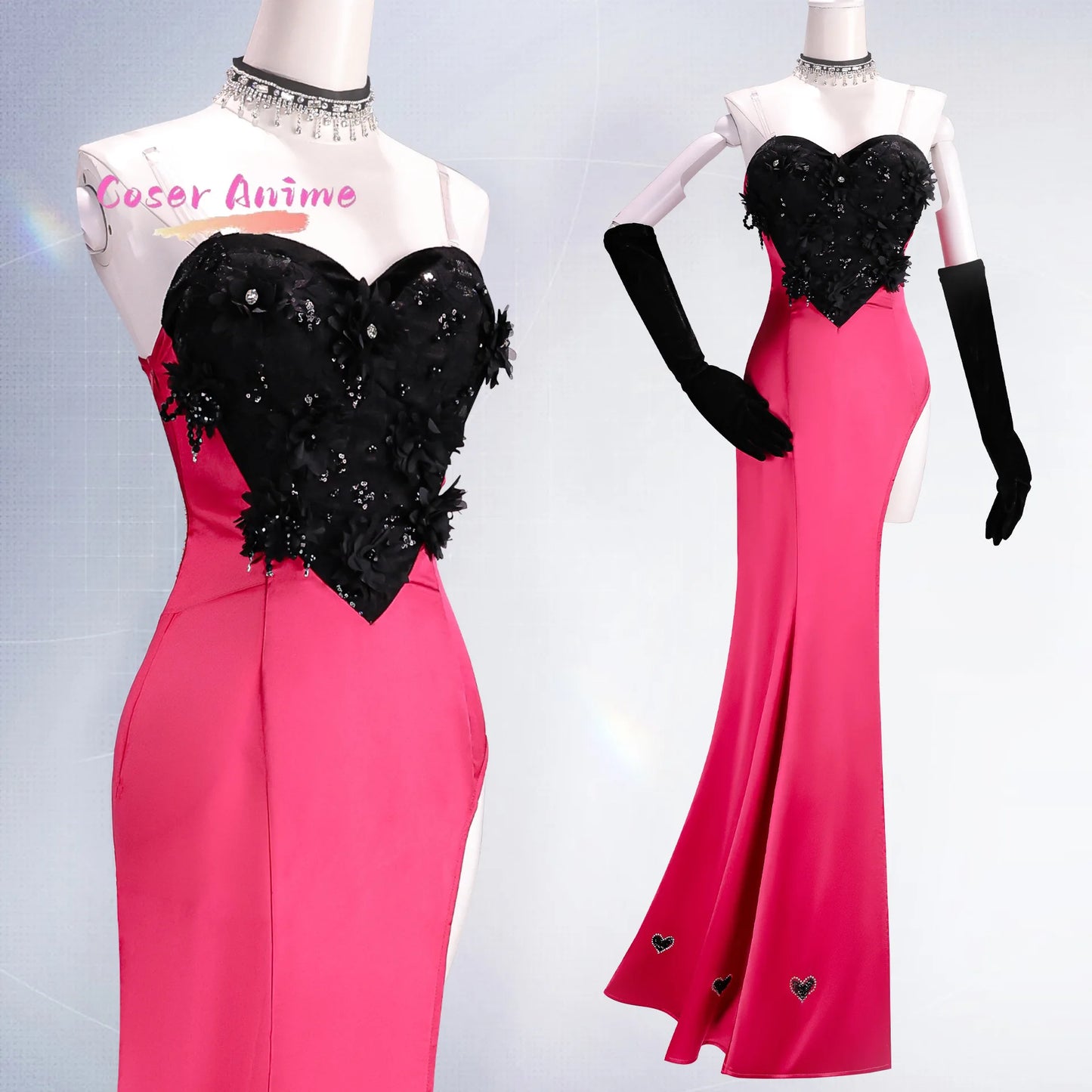 Angel Dust Cosplay Costume Uniform Halloween Carnival Party Christmas Play Role Clothes Clothing