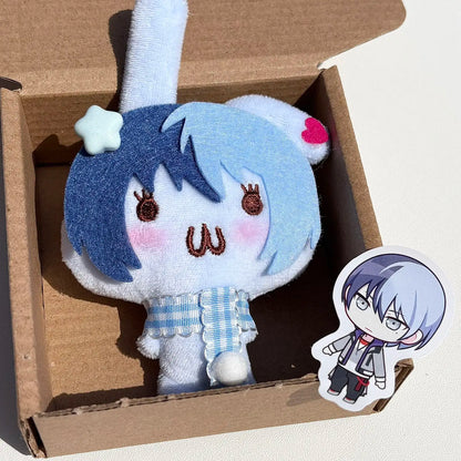 Project Sekai Aoyagi Toya Shinonome Akito Akt Anime Soft Body Puppet Plushies Figures Backpack Pendant Plush Keychain Girl Gift